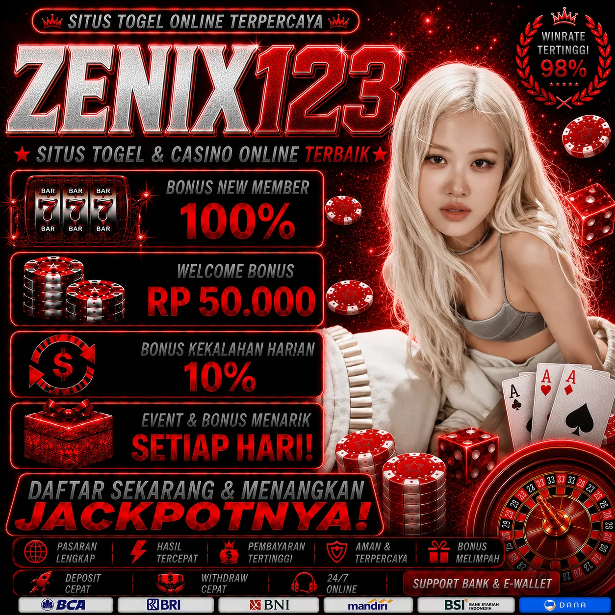 ZENIX123 Banner